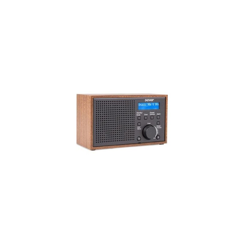 DENVER DAB-46 DAB bærbar radio Brun Grå